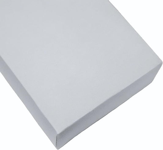 The Ollie Crib Sheet- Moisture-Wicking Material Keeps Baby Safe and Dry- Full Premium Elastic Perimeter- Easy to Pull On and Off- (Stone)