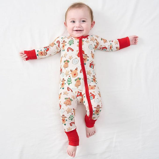 pureborn Baby Infant Boys Girls Sleeper Snug Fit Viscose from Bamboo Pajamas 0-24 Months
