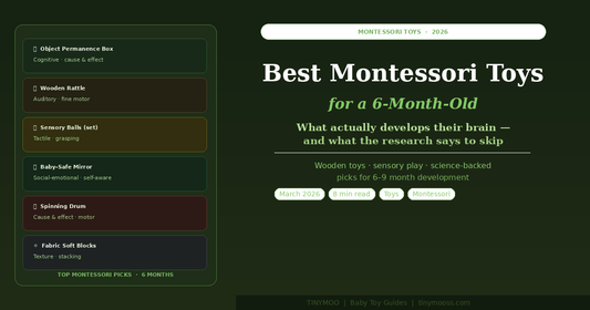 Best Montessori Toys for a 6-Month-Old: What Actually Develops Their Brain